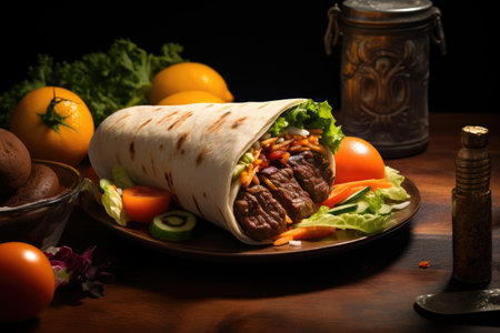 arabic burgers at ofarrells the millの素材