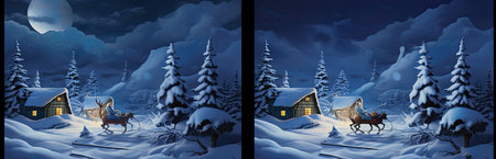 santas christmas cards screenshotsの素材
