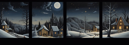 santas christmas cards screenshotsの素材