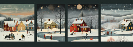 santas christmas cards screenshotsの素材