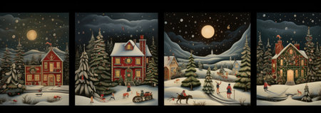 santas christmas cards screenshotsの素材