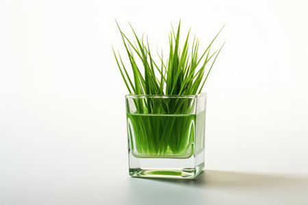 grass on a white backgroundの素材