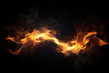flammable close up photo flamesの素材
