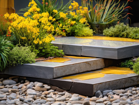 decorative backyard yard landscapingの素材