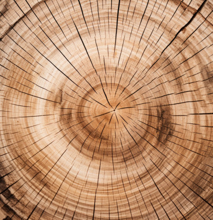 a close up of a tree trunks coreの素材