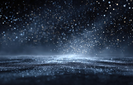 Ethereal background with sparkling particles and soft mist, evoking a serene ambiance, perfect for artistic designs, digital art, and creative projectsの素材