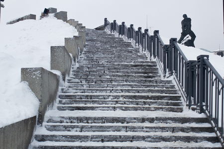 Kazan winter landscapeの写真素材