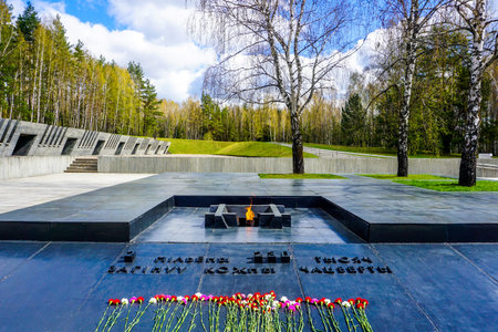 Khatyn Memorial Complex Roses for the Over Two Million Killed Russians