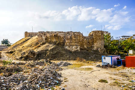Sidon Saint Louis Crusaders Castle Ruins Renovationのeditorial素材