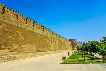 Shiraz Karim Khan Arg Castle Exterior Walls View Pointのeditorial素材