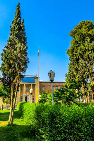 Tehran US Den of Espionage Former United States of America Embassy Entranceの写真素材
