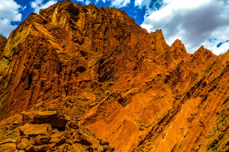 Tianshan Mysterious Grand Canyon Landscape Breathtaking Picturesque View Point