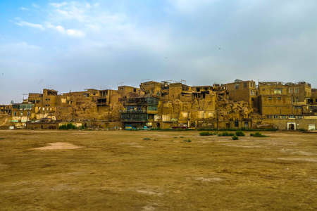 Kashgar Old Town Uyghur Architecture Apartment Buildings Slumsの写真素材