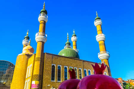 Urumqi Xinjiang International Grand Bazaar Open Mosqueの写真素材