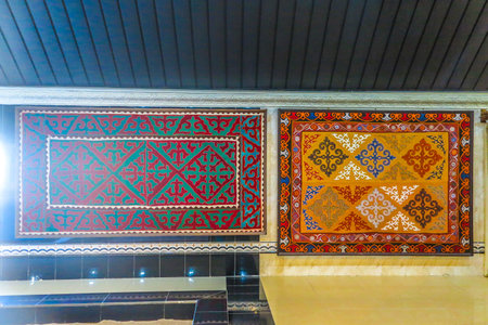 Cholpon Ata Rukh Ordo Cultural Center Traditional Kyrgyz Felt Carpet Ornament