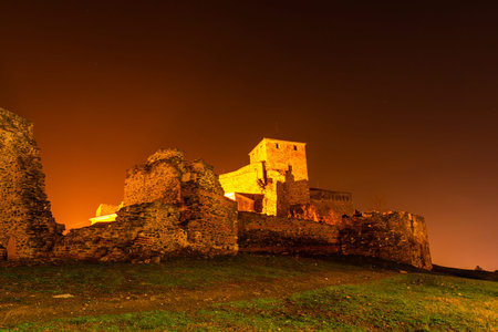 Thessaloniki Heptapyrgion Fortress of Seven Towers Yedi Kule View at Night