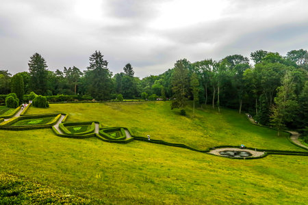 Uman Arboretum Sofiyivka National Park English Landscape Garden High Angle View