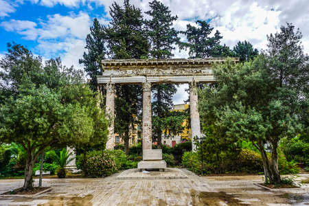 Beirut Lebanese Army Martyrs Monument at Park with Treesのeditorial素材