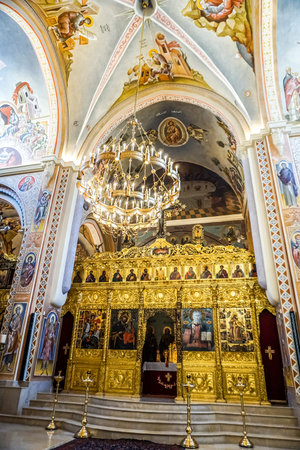Beirut Saint George Greek Orthodox Cathedral Interior Iconostasis