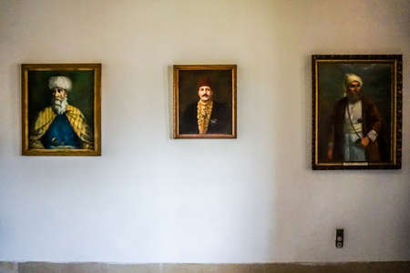 Beiteddine Palace Picturesque Three Images of Rulers Roomのeditorial素材