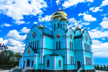 Chernivtsi Holy Ascension Banchensky Monastery Cathedral Church Side View