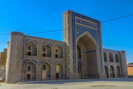 Bukhara Old City Abdullah Khan Madrasa Side Viewpointの写真素材