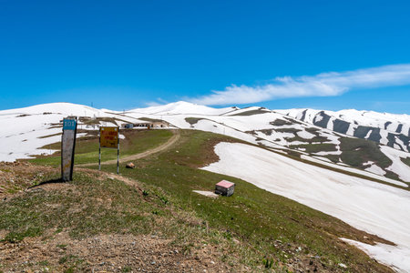 Khoburobot Pass from Qalai Khumb to Dushanbe Breathtaking Panoramic View with Snow Capped Mountains...