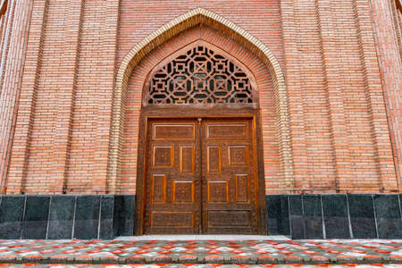 Panjrud Abu Abdullah Rudaki Mausoleum Picturesque View of the Tomb on a Cloudy Rainy Dayの写真素材