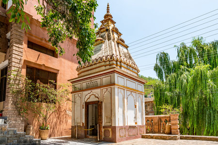 Islamabad Saidpur Village Picturesque View of Historic Temple Complex on a Sunny Blue Sky Day