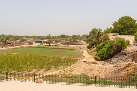 Uch Sharif Jawindi Bibi Tomb Breathtaking Picturesque View of Landscape on a Sunny Blue Sky Dayの写真素材