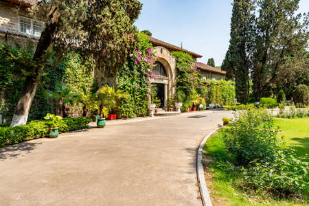 Taxila Archeological Museum Picturesque View of the Building on a Sunny Blue Sky Dayのeditorial素材