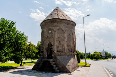 Kayseri Doner Dome Kumbet Breathtaking Picturesque View on a Blue Sky Day in Summer