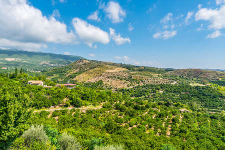 Hayat Vakifli Landscape Breathtaking Picturesque View on a Blue Sky Day in Summerの写真素材