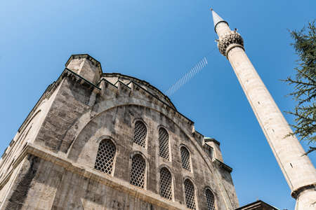 Ankara Maltepe Mosque Breathtaking Picturesque Frontal View on a Blue Sky Day in Summerのeditorial素材
