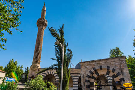 Gaziantep Karatarla Mosque Breathtaking Picturesque Frontal View on a Blue Sky Day in Summerのeditorial素材