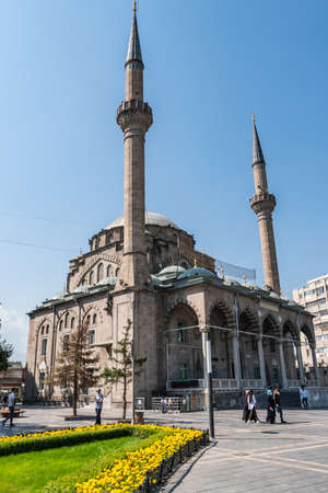 Kayseri Burunguz Mosque Breathtaking Picturesque View on a Blue Sky Day in Summerのeditorial素材