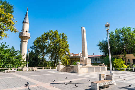 Gaziantep Martyrs Monument Sehitleri Abidesi Breathtaking Picturesque View on a Blue Sky Day in Summerのeditorial素材