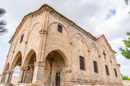 Derinkuyu Underground City Breathtaking Picturesque View of Uzumlu Theodore Church on a Blue Sky Day in Summerのeditorial素材