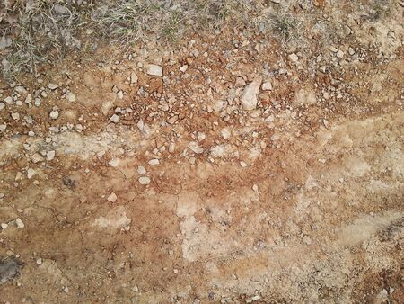 background image of the pile of dry soilの写真素材