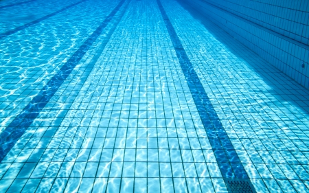 outdoor pool laneの写真素材