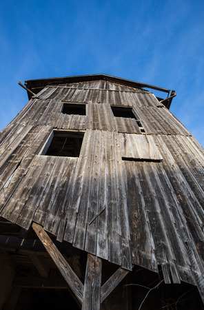 old wooden barnの写真素材