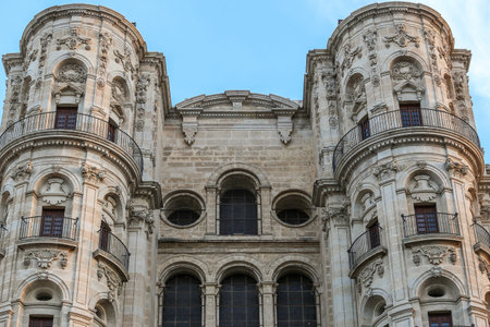 Cathedral antique facadeの写真素材