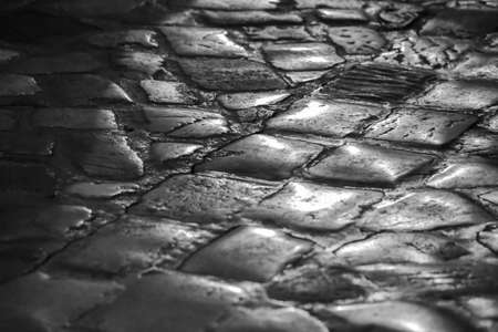 Street paving close up detailの写真素材