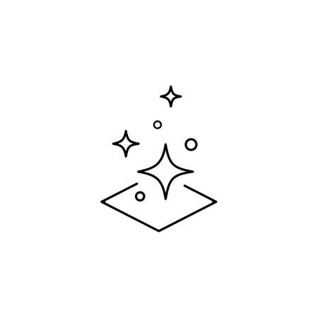 Clean surface icon, easy cleaning. Vector on isolated white background. EPS 10のイラスト素材