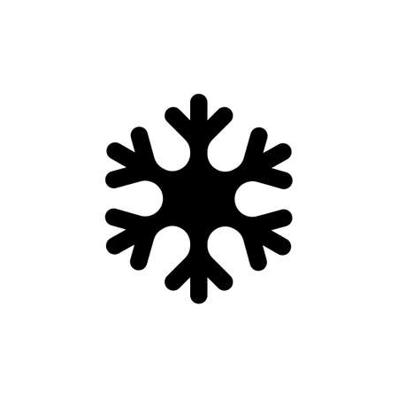 Snowflake icon. Snow. Winter. Christmas concept. Vector on isolated white background.のイラスト素材