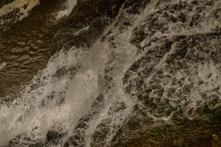 beautiful waterfallの写真素材