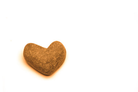 Sea stones on a white backgroundの写真素材