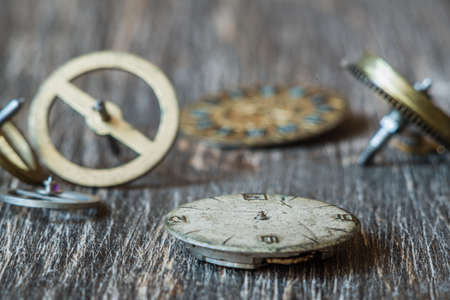 Clockwork close-upの写真素材