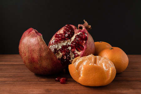Juicy Pomegranateの写真素材