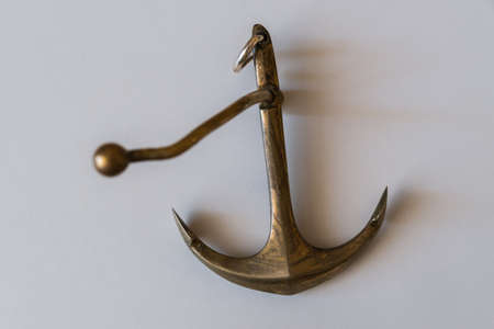 Old sea anchorの写真素材